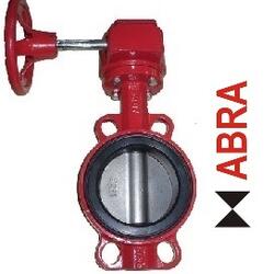Затвор поворотный межфланцевый ABRA-BUV-VF866D400G Ду400 Ру16 с редуктором