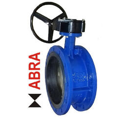 Затвор поворотный фланцевый ABRA-BUV-FL226D600G Ду600 Ру10 с редуктором