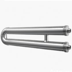 Регистры отопления двухрядные РЗЭ-2x219x2.0-11000 мм